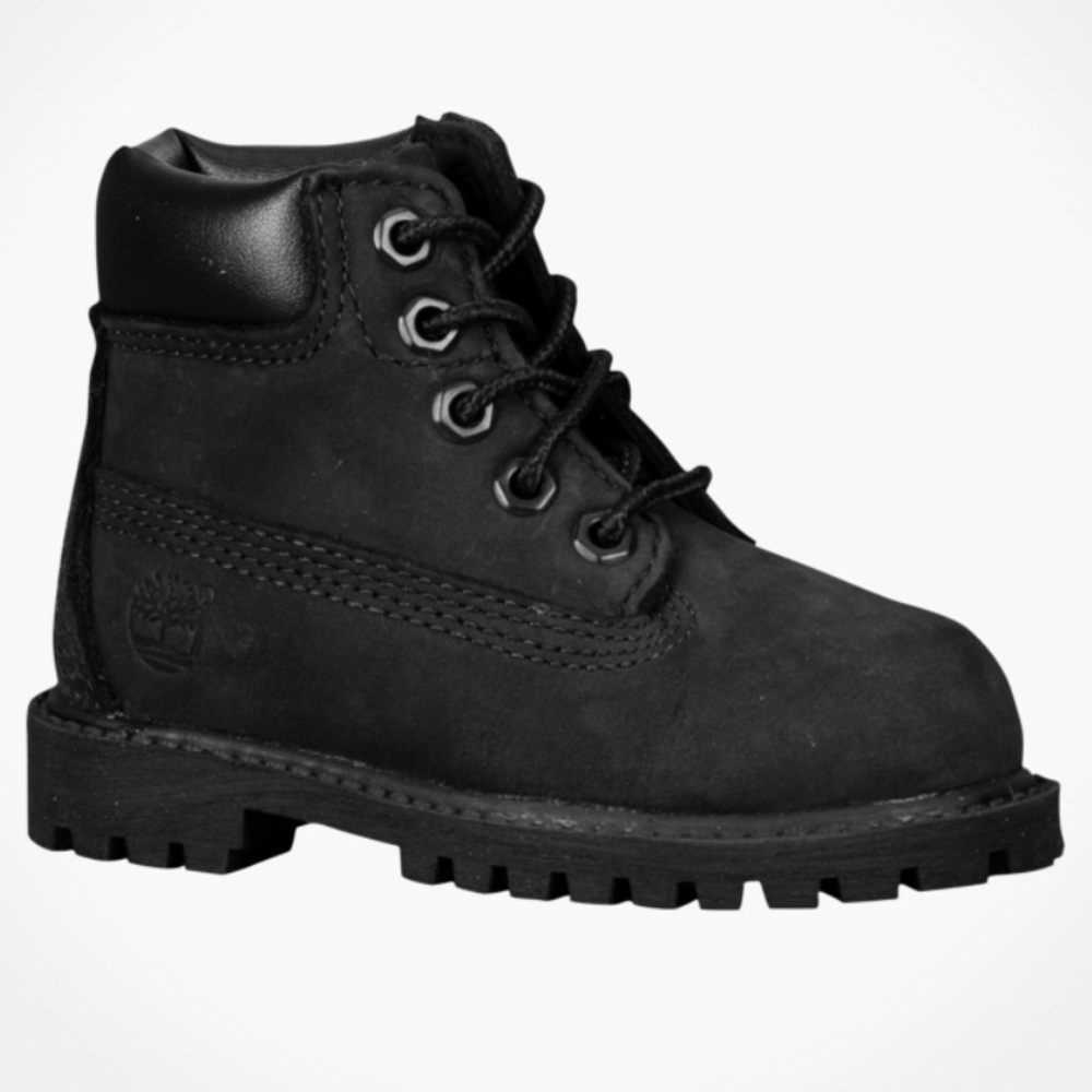 Black Timberland Boots Size 10 Little Kids